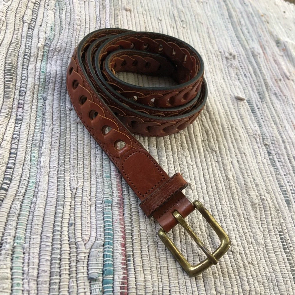 Vintage Genuine Leather Belt